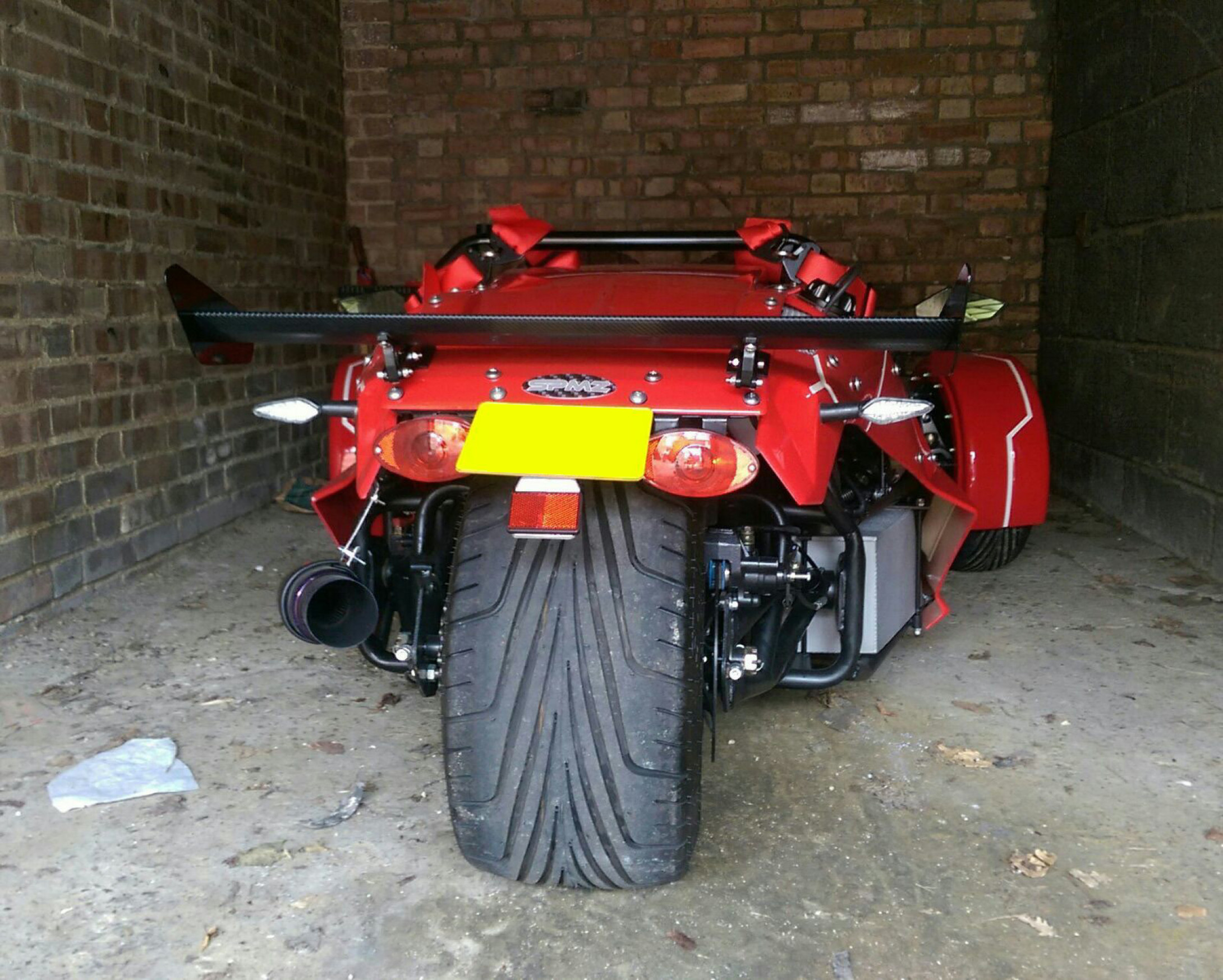 Big red wheels | LBT Motorcycle Recovery | London