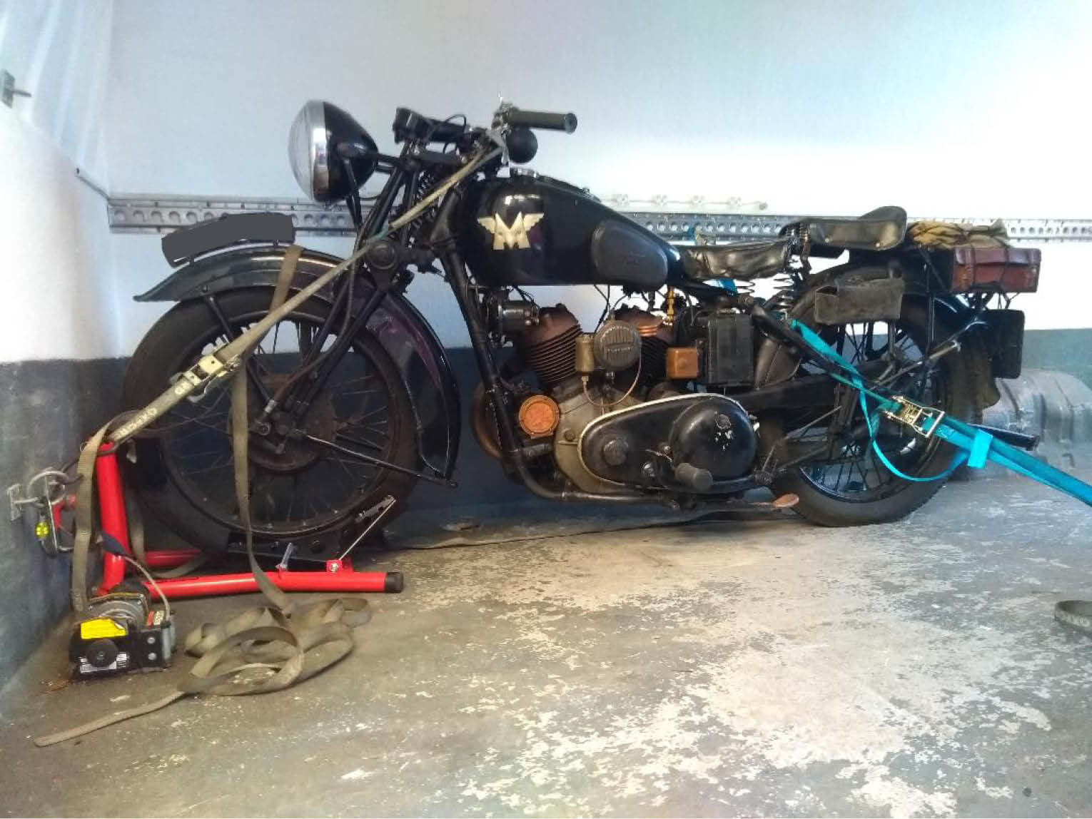 Large black bike  | LBT Motorcycle Recovery