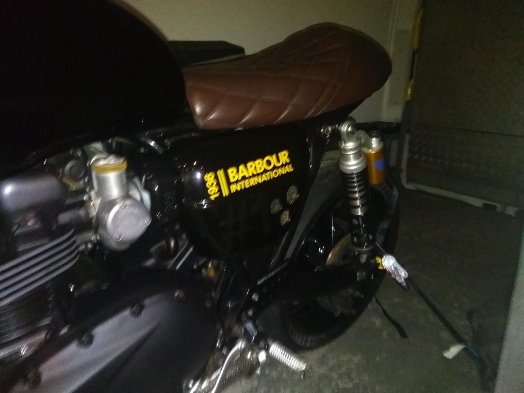 Barbour branded bike | LBT Motorcycle Recovery