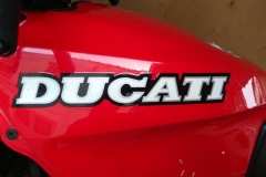 Ducati badge | LBT Motorcycle Recovery | London 020 7228 0800