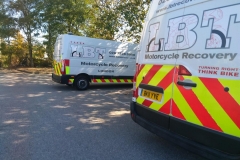 Fleet vans rear  | LBT Motorcycle Recovery | London 020 7228 0800