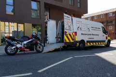 Black bike | LBT Motorcycle Recovery | London 020 7228 0800