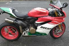Red, white and green Ducati  | LBT Motorcycle Recovery | London 020 7228 0800