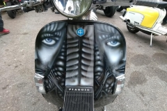 Custom painted scooter | LBT Motorcycle Recovery