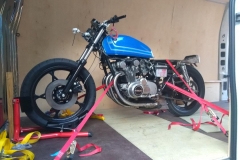 Blue racer ready to go | LBT Motorcycle Recovery